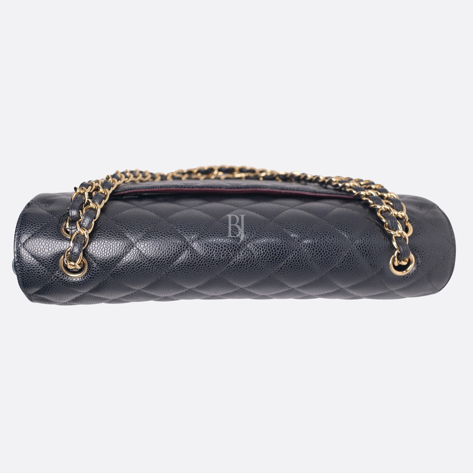 Chanel Classic Handbag Caviar Maxi Black BJ Luxury 12.jpg
