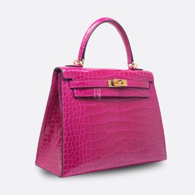 Hermes Swift Jige Elan 29 Clutch Rose Pourpre