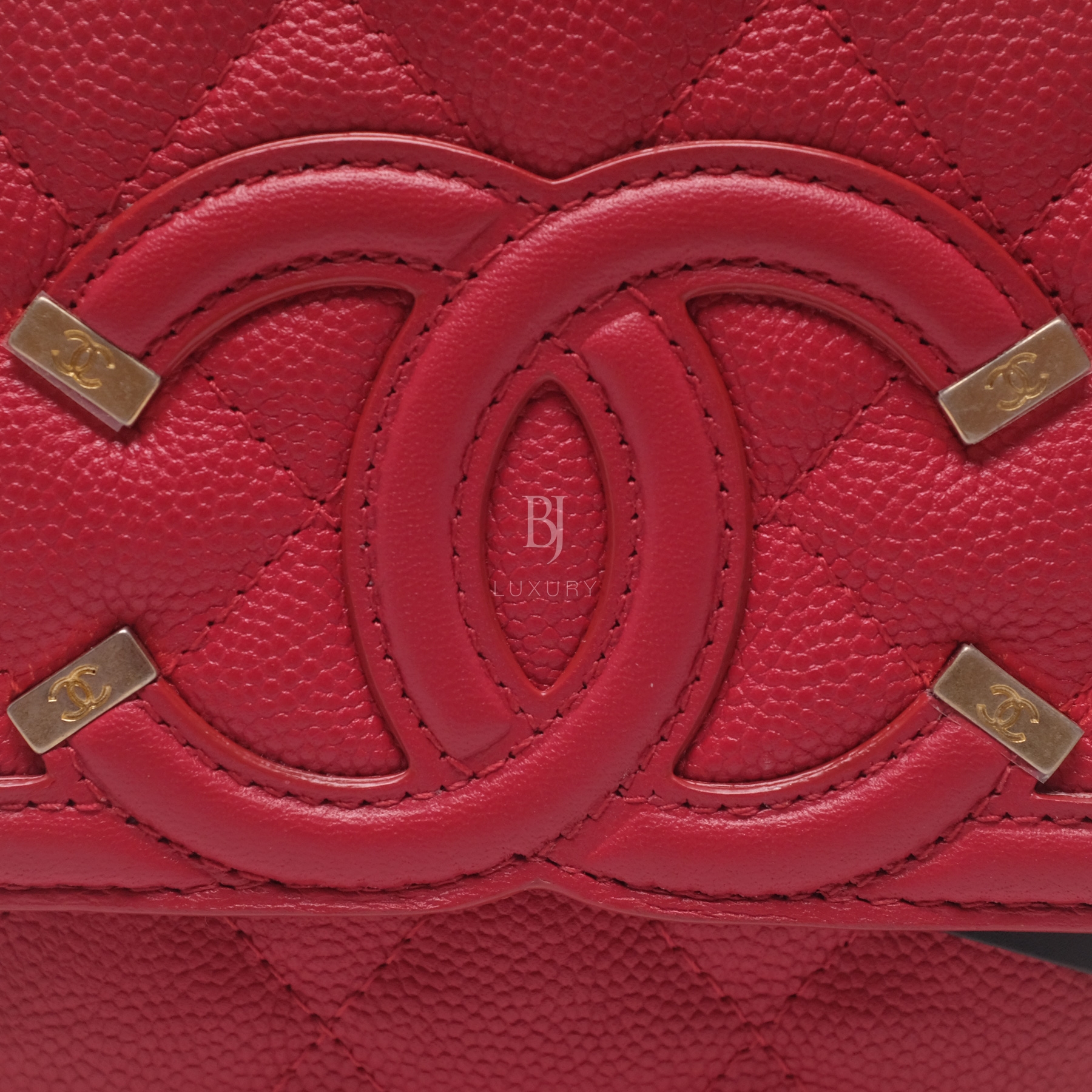 Chanel Wallet On Chain Red Caviar Brushed Gold BJ Luxury 11.jpg