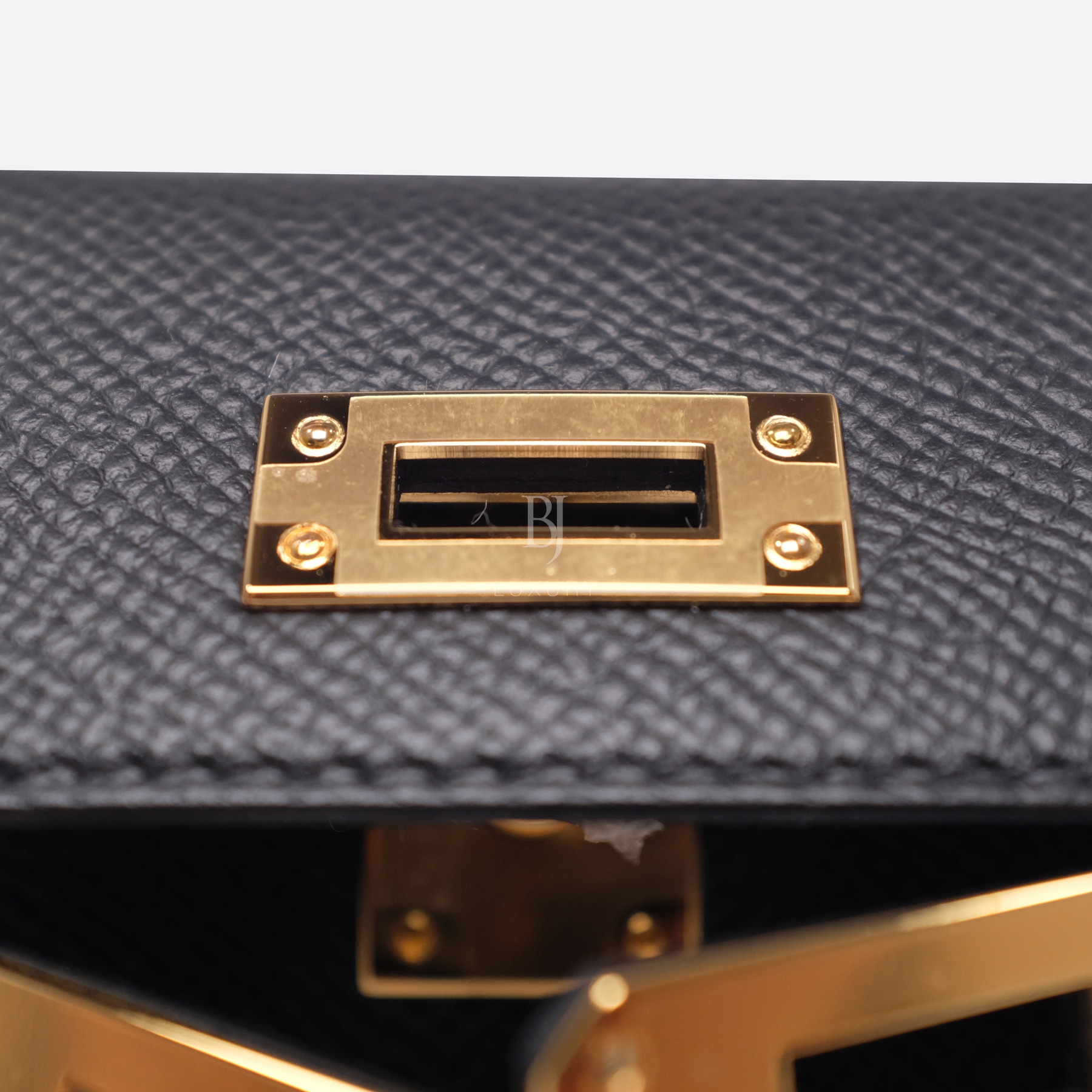 Hermes Kelly Sellier 20 Black Gold Hardware Epsom 13 BJ Luxury.jpg