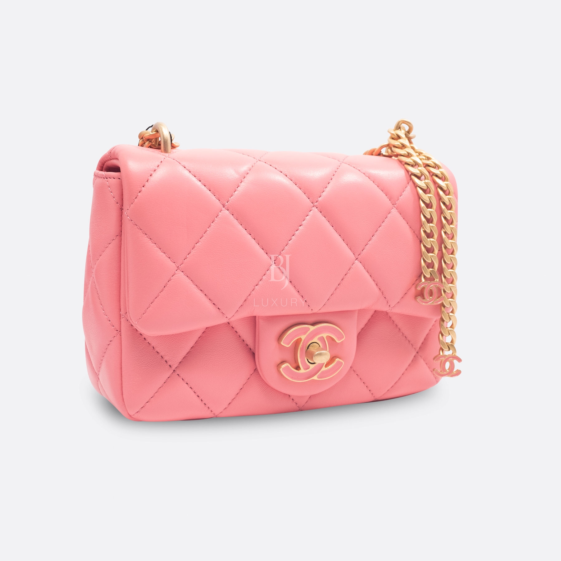pink chanel bag small