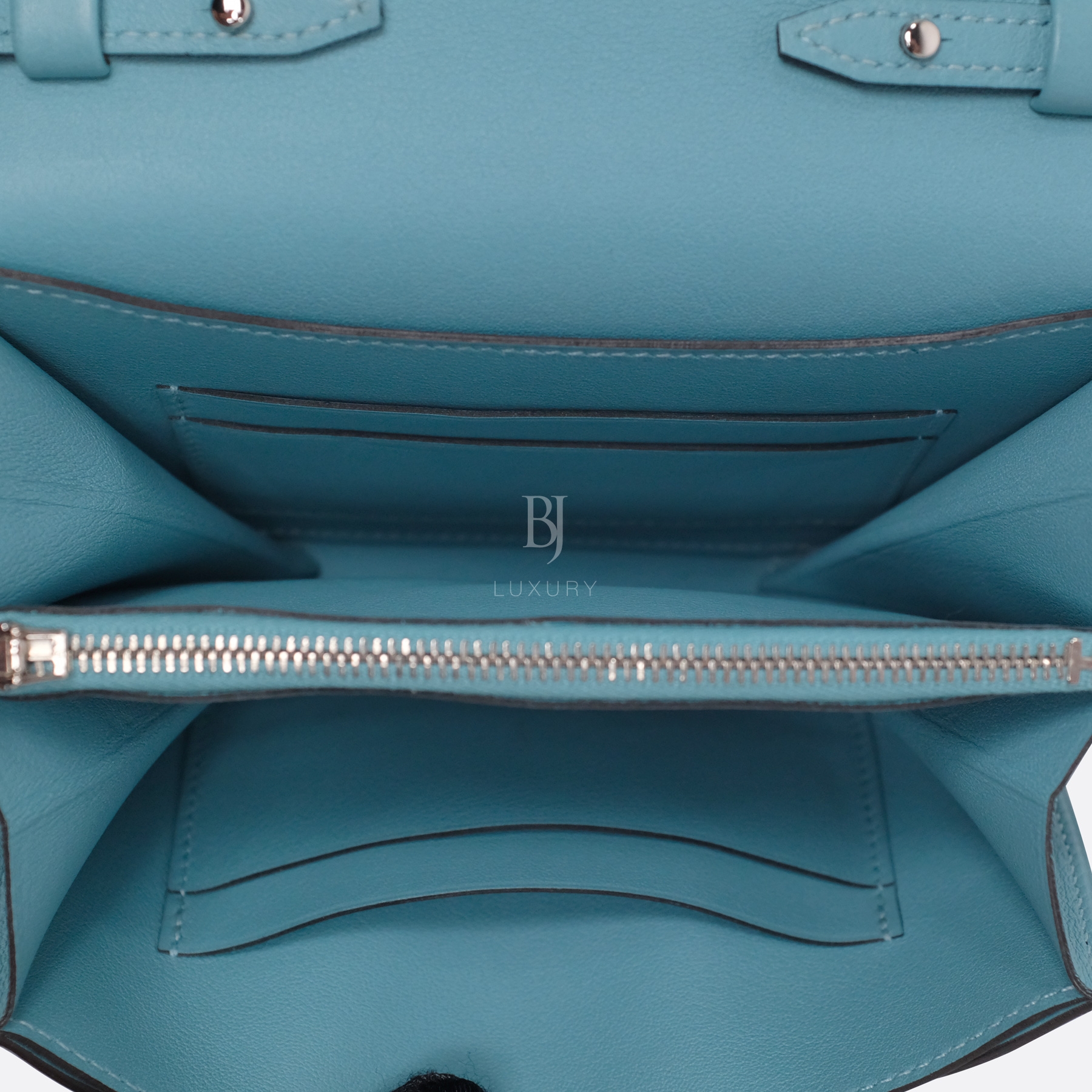 Hermes Conveyor Bag 16 Turquoise Swift Lizard Palladium BJ Luxury 16.jpg