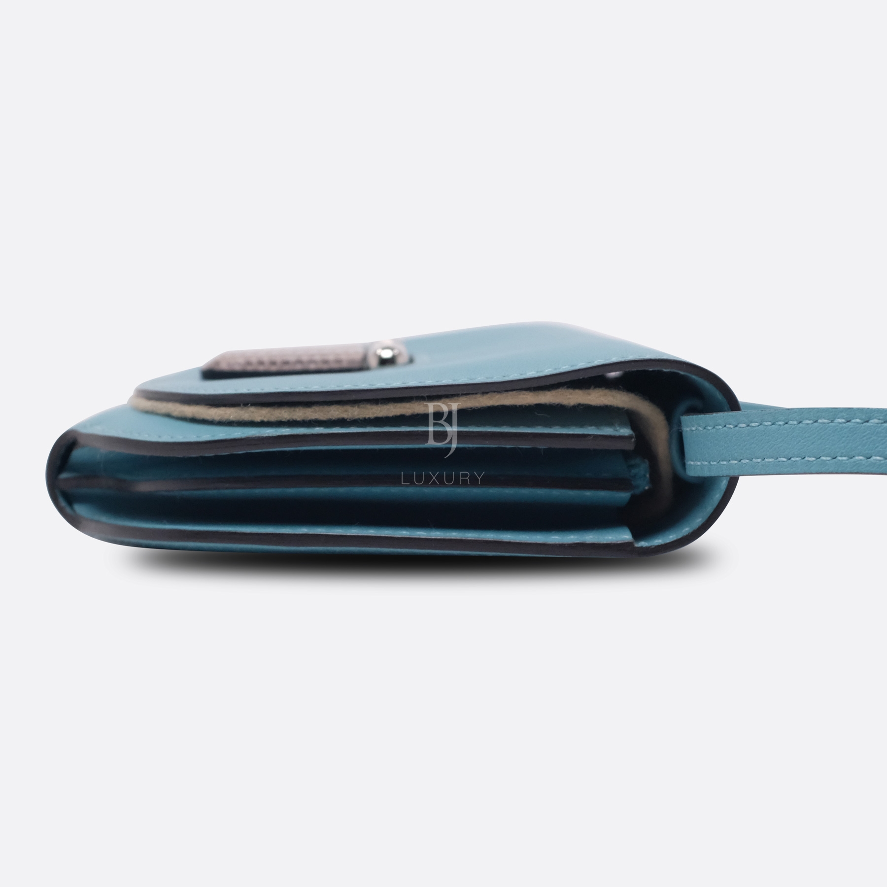 Hermes Conveyor Bag 16 Turquoise Swift Lizard Palladium BJ Luxury 4.jpg