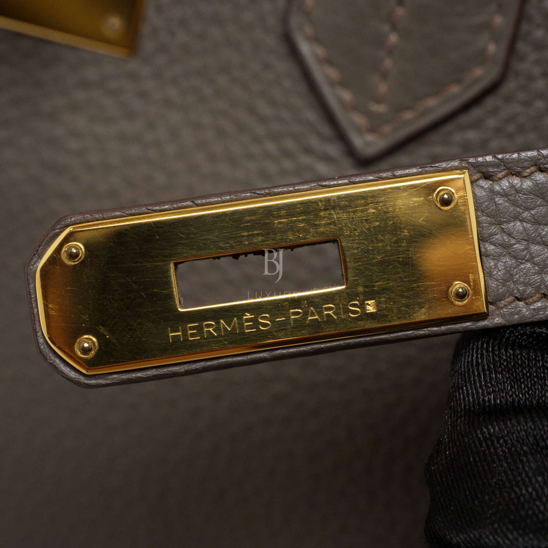 Hermès HSS Birkin 30 Tri-Color Etain, Gris, and Etoupe Clemence with G