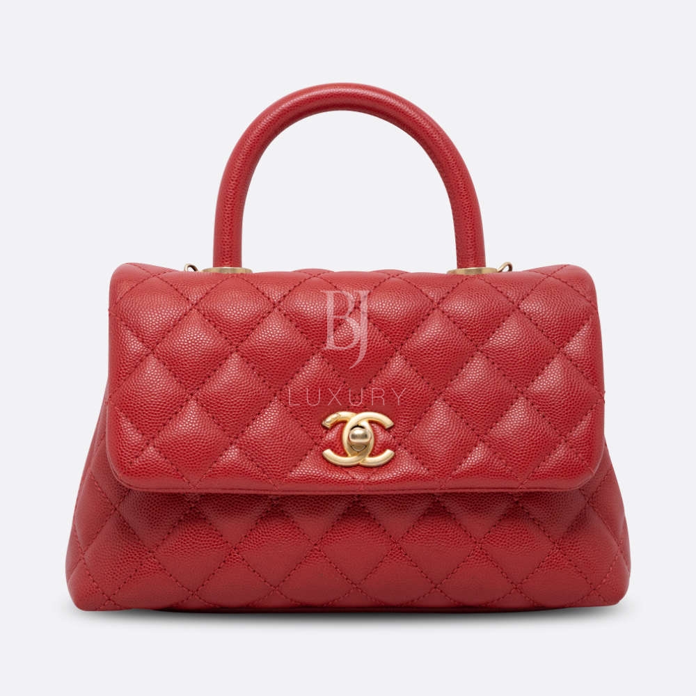 CHANEL-COCOHANDLE-SMALL-RED-CAVIAR-5793 front.jpg
