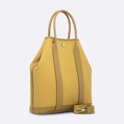 HERMES GARDEN PARTY FILE 28 GINGER CANVAS, CALF