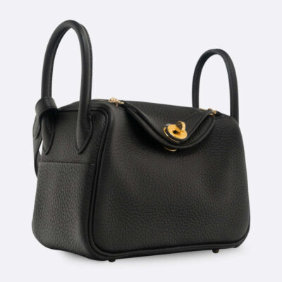 HERMES LINDY MINI BLACK CLEMENCE