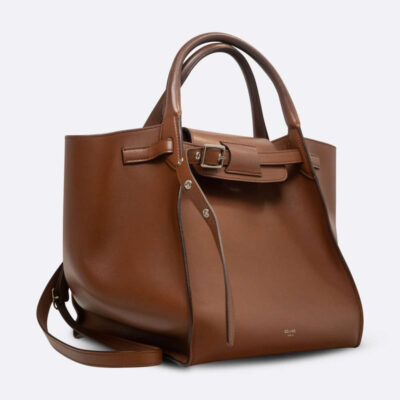 CELINE BIG BAG HANDBAG BROWN CALF