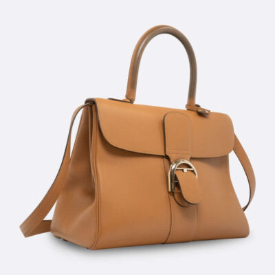 DELVAUX BRILLIANT MM BROWN CALF