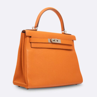 HERMES KELLY RETOURNE 28 ORANGE TOGO