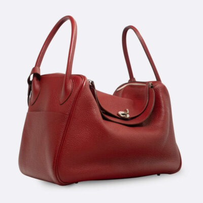 HERMES LINDY 34 ROUGE CLEMENCE