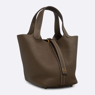 HERMES PICOTIN 18 ETOUPE CLEMENCE