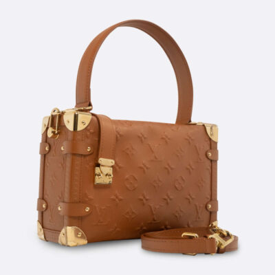 LOUIS VUITTON SIDE TRUNK MM TAN CALF