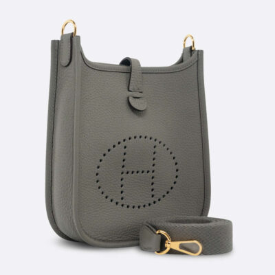 HERMES EVELYNE MINI GRIS MEYER CLEMENCE
