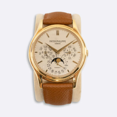 PATEK PHILIPPE PERPETUAL CALENDAR x TIFFANY & CO 37 WHITE 18K ROSE GOLD