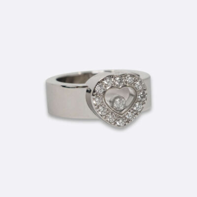 CHOPARD HAPPY DANCING DIAMOND 49 SILVER 18K WHITE GOLD