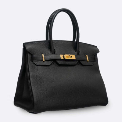 HERMES BIRKIN 30 BLACK TOGO
