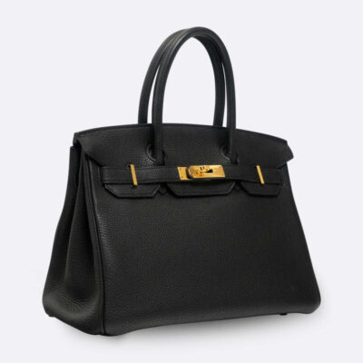 HERMES BIRKIN 30 BLACK TOGO