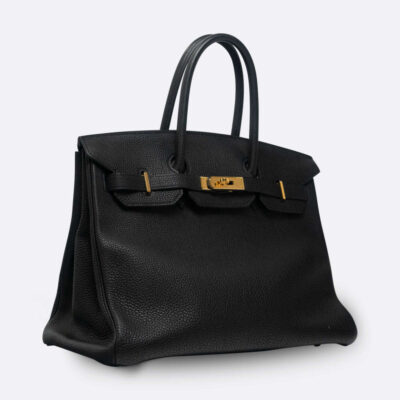 HERMES BIRKIN 35 BLACK TOGO
