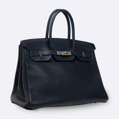 HERMES BIRKIN 35 BLEU NUIT CLEMENCE