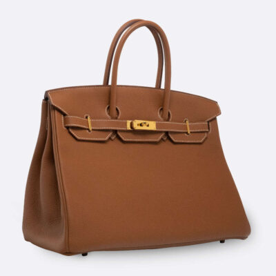 HERMES BIRKIN 35 GOLD TOGO