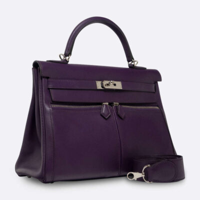 HERMES KELLY LAKIS 32 ULTRAVIOLET SWIFT
