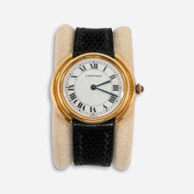 CARTIER WATCH 26MM WHITE 18K ROSE GOLD