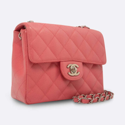 CHANEL FLAP BAG MINI PINK CAVIAR