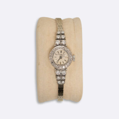 CHOPARD LADIES WATCH 15MM WHITE GOLD 18K WHITE GOLD