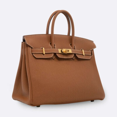 HERMES BIRKIN 25 GOLD TOGO