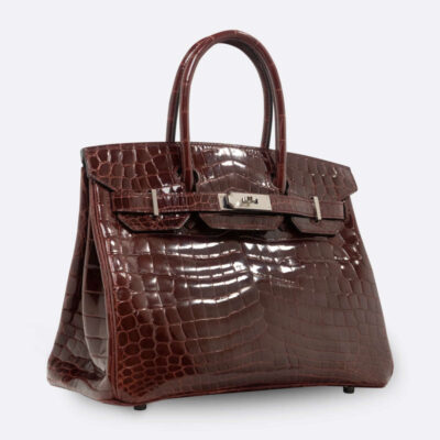 HERMES BIRKIN 30 BOURGOGNE NILOTICUS CROCODILE