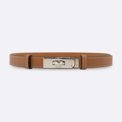 HERMES KELLY BELT FREE SIZE GOLD EPSOM