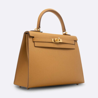 HERMES KELLY SELLIER 25 SESAME EPSOM