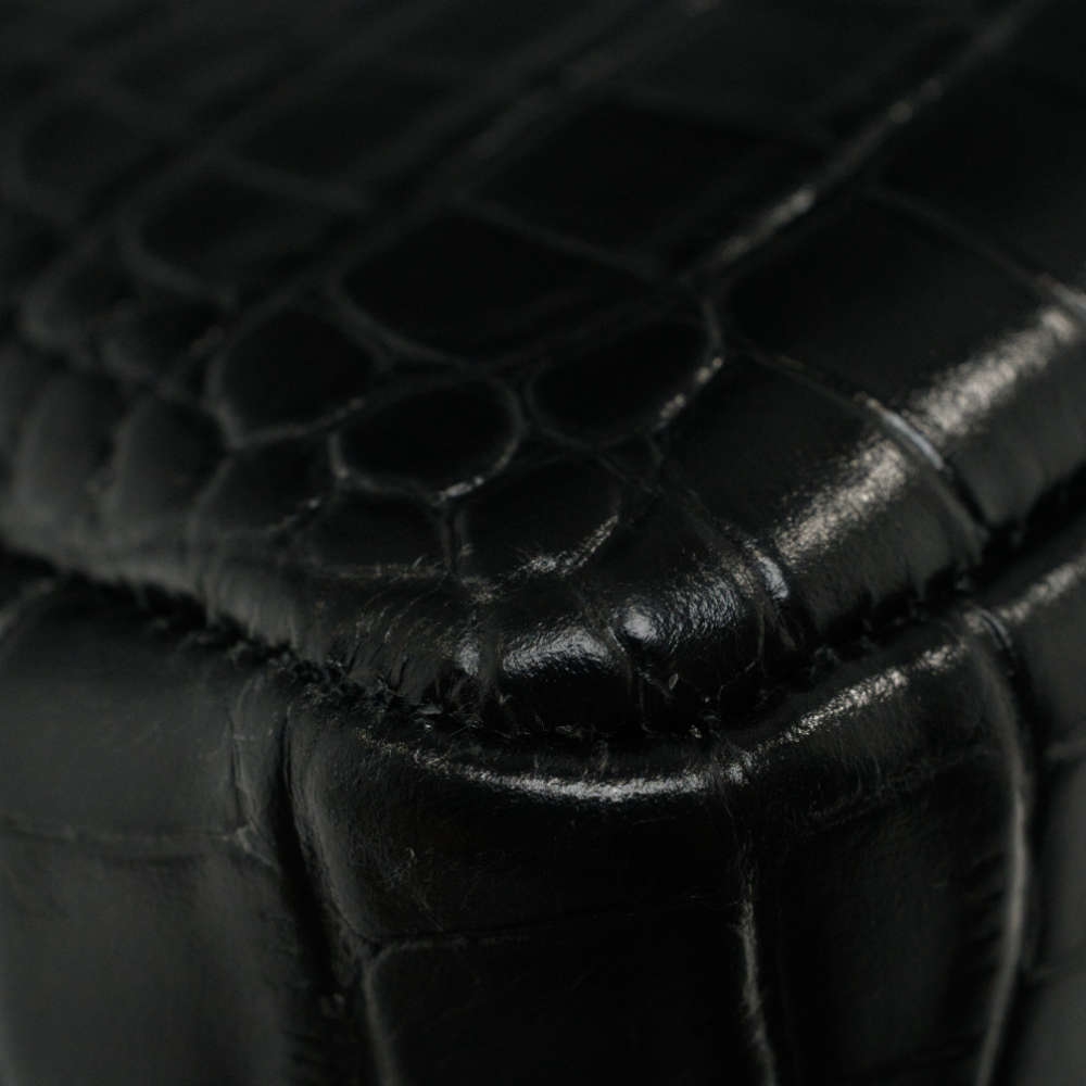 BAGACHARM-SHOULDERBAGCROCEMBOSSED-SMALL-BLACK-CALF-7438 corner1.jpg