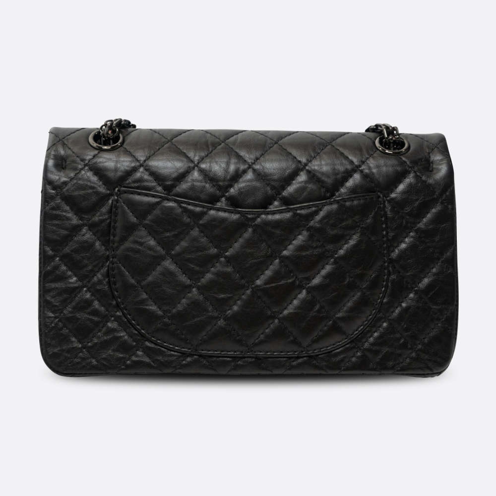 CHANEL-2.55REISSUE225-25-BLACK-AGEDCALFSKIN-7519 back.jpg