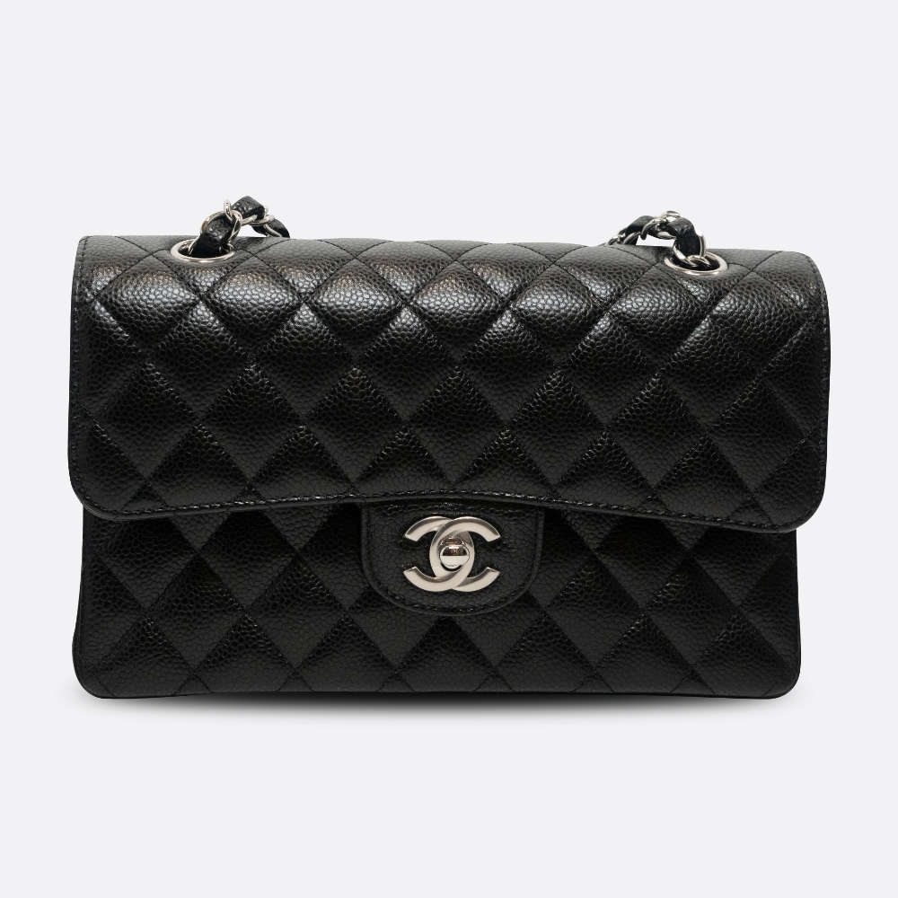 CHANEL-CLASSICHANDBAG-SMALL-BLACK-CAVIAR-7551 front.jpg