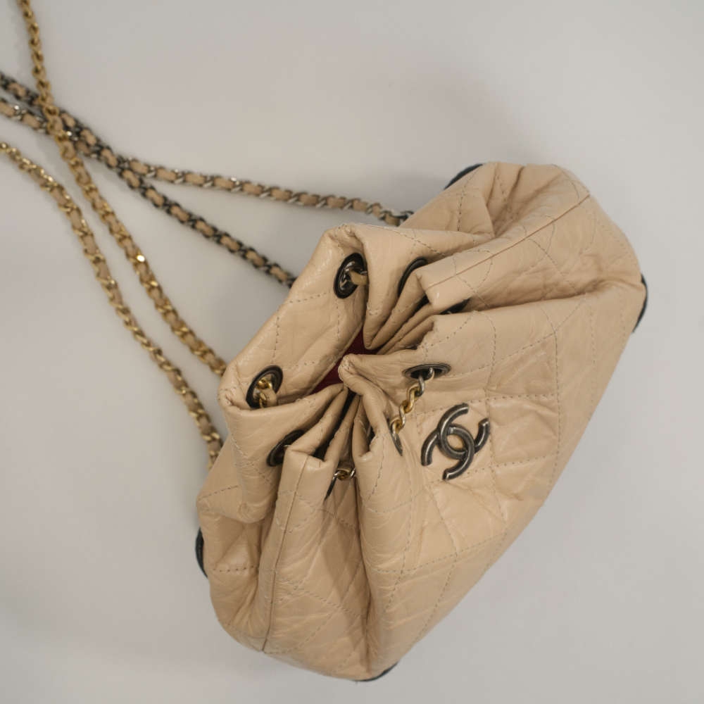 CHANEL-GABRIELLE-SMALL-BEIGE-AGEDCALFSKIN-7504 topdown.jpg