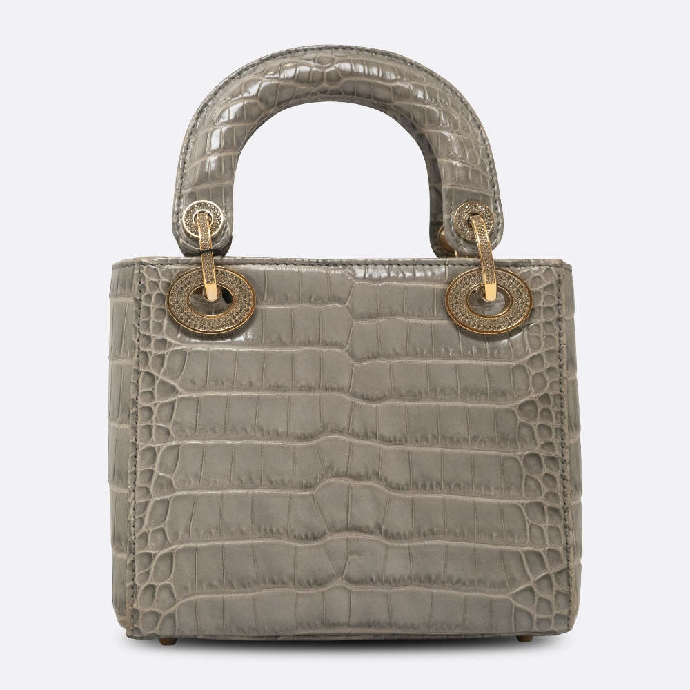 CHRISTIANDIOR-LADYDIOR-MINI-GRAY-ALLIGATOR-7533 back.jpg