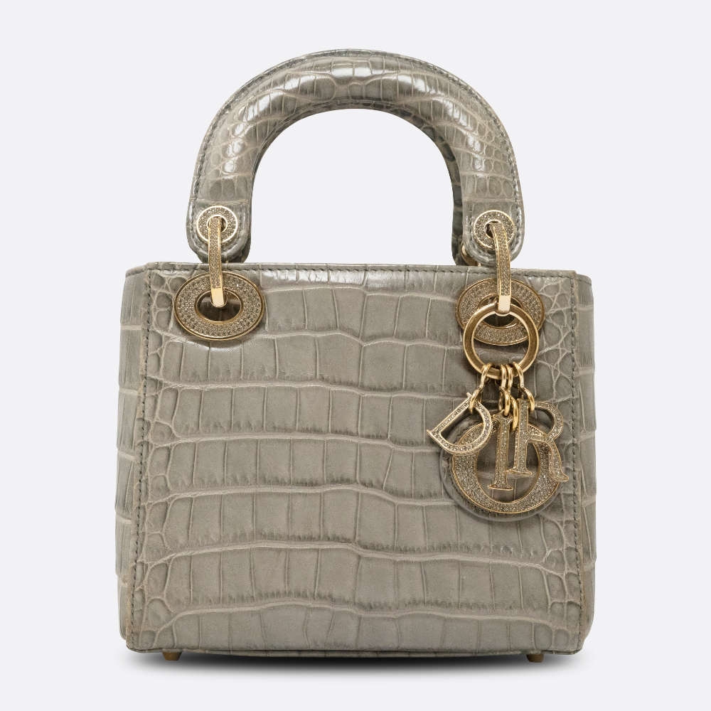 CHRISTIANDIOR-LADYDIOR-MINI-GRAY-ALLIGATOR-7533 front.jpg