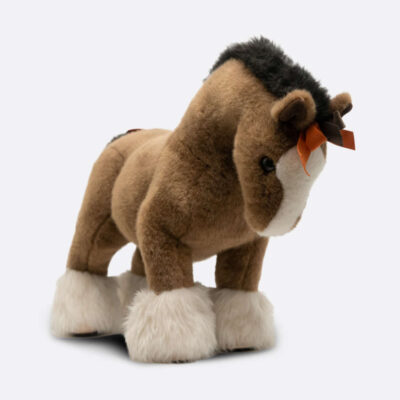 HERMES HERMY PLUSH HORSE GM NATURAL