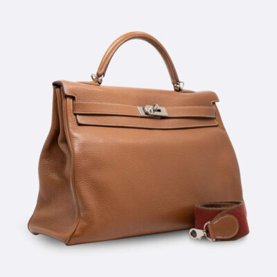 HERMES KELLY AMAZONE RETOURNE 40 GOLD CLEMENCE