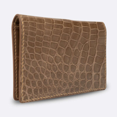 BJL BI - FOLD CARD HOLDER GINGER ALLIGATOR