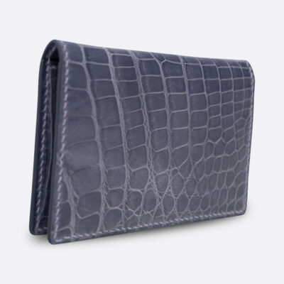 BJL BI - FOLD CARD HOLDER IRIS CROCODILE