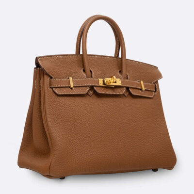 HERMES BIRKIN 25 GOLD TOGO