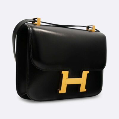 HERMES CONSTANCE 23 BLACK BOX CALF