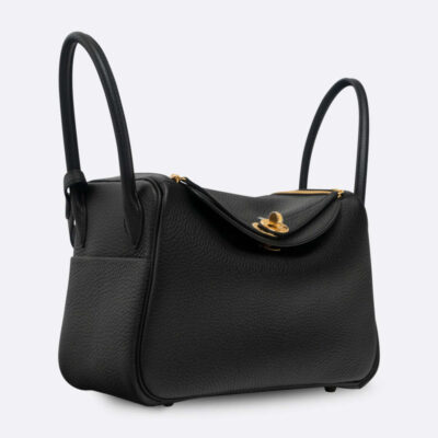 HERMES LINDY 26 BLACK CLEMENCE