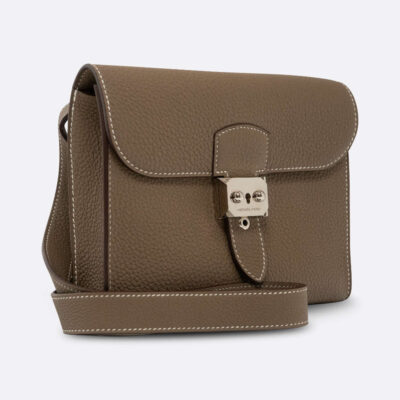 HERMES SAC A DEPECHES MESSENGER BAG 21 ETOUPE TOGO