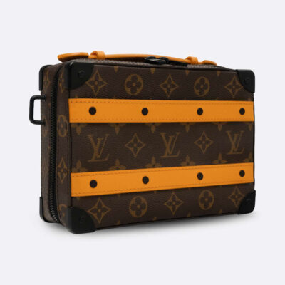 LOUIS VUITTON SOFT TRUNK MINI BROWN COATED CANVAS