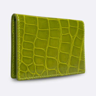 BJL BI - FOLD CARD HOLDER KIWI CROCODILE