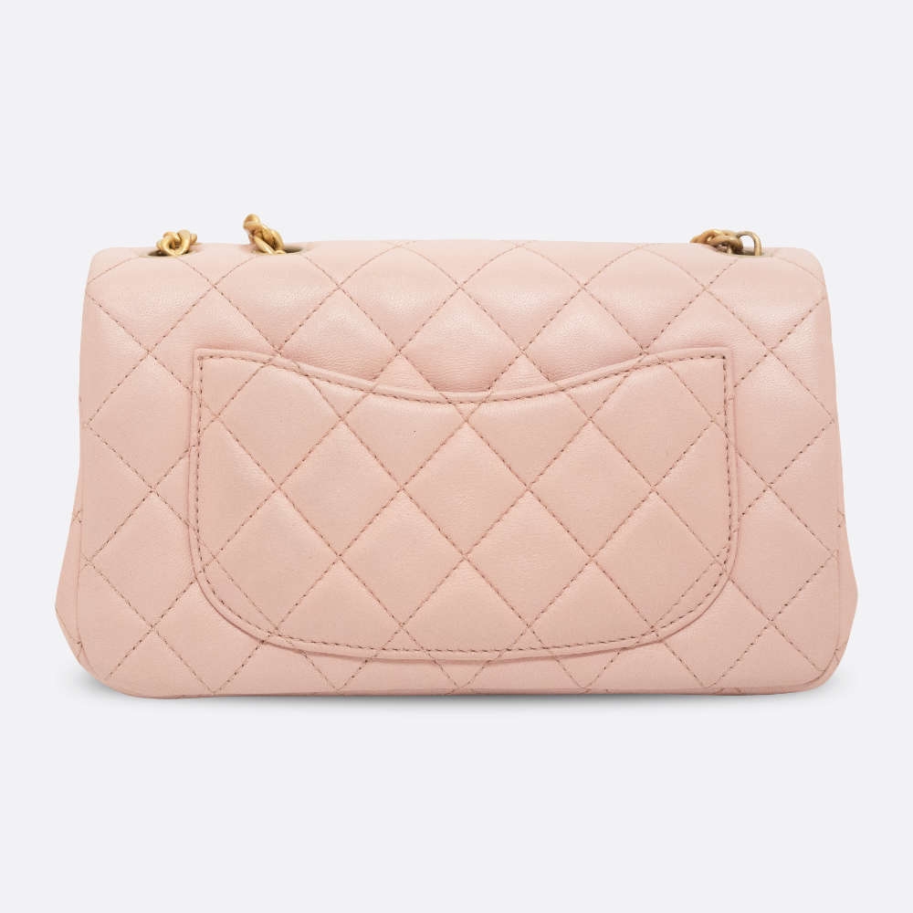 CHANEL-FLAPBAG-MINI-PINK-LAMBSKIN-7737 back.jpg